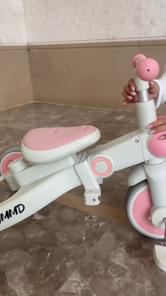 Foldable 3-in-1 Convertible Children's Tricycle