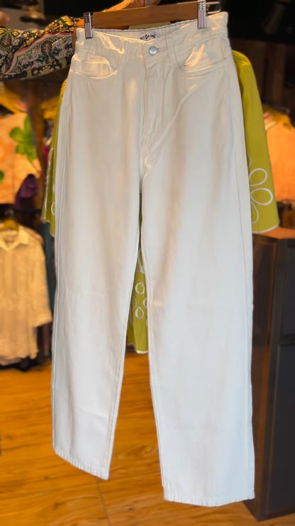 Sunshine Meadow Embroidered Peplum Kurta with Straight Pants Set