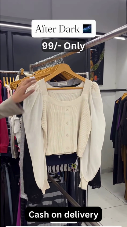 Soft Yellow V-Neck Cardigan with Floral Applique Accents