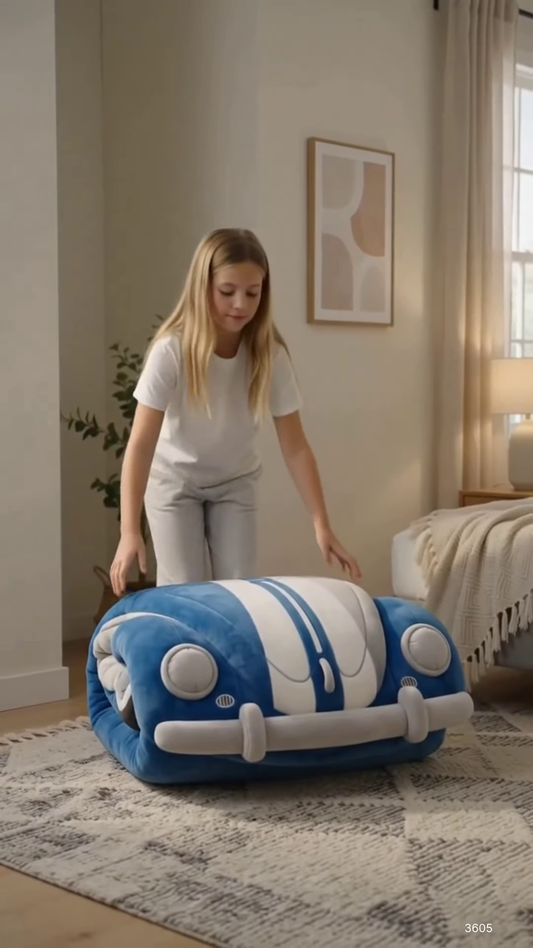 Plush Classic Car Foldable Floor Bed
