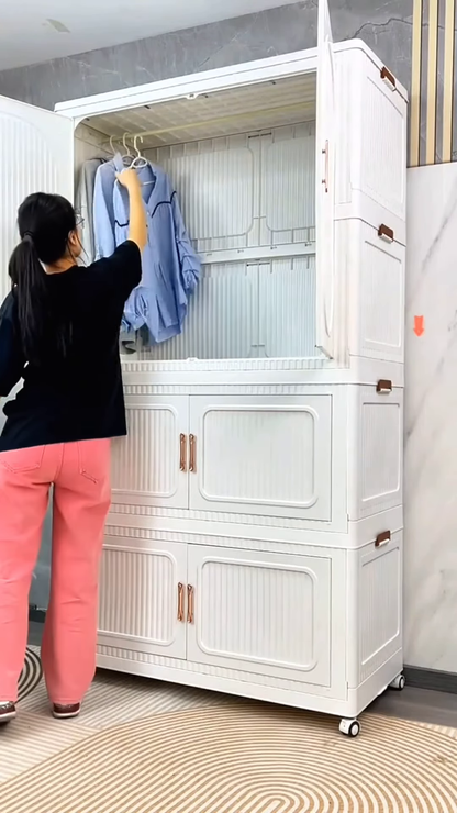Premium Multi-Tier Modular Storage Wardrobe