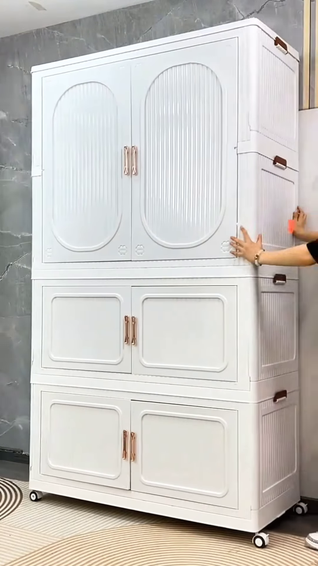 Premium Multi-Tier Modular Storage Wardrobe