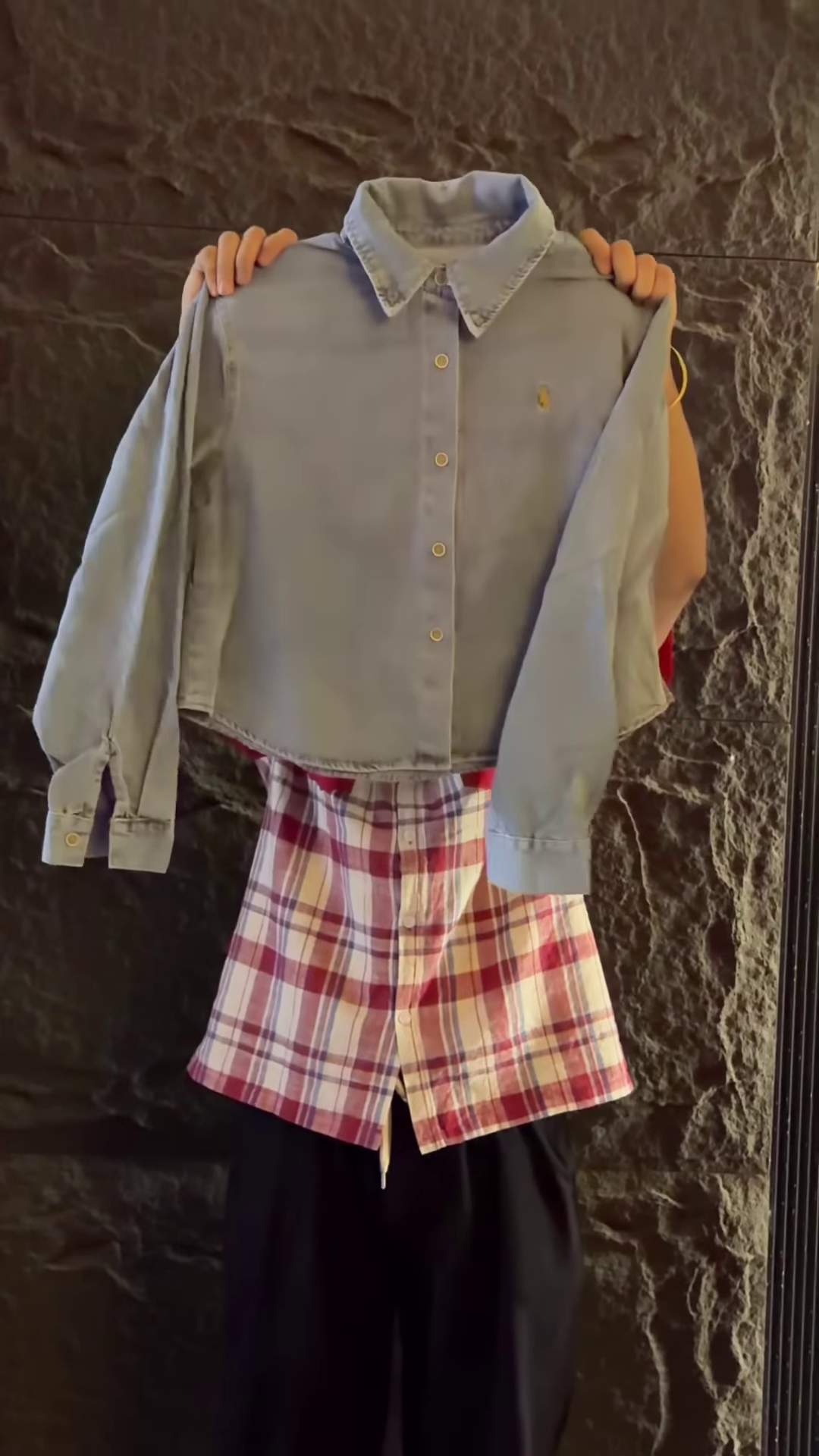 Utility-Style Denim Jacket and Cargo Trouser Co-ord Set