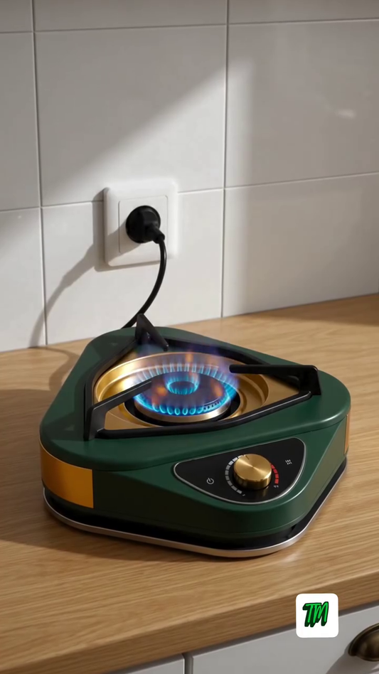 Compact Portable Triangular Gas Stove