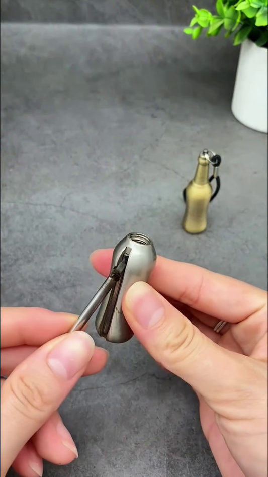 Portable Metallic Matchstick Lighter