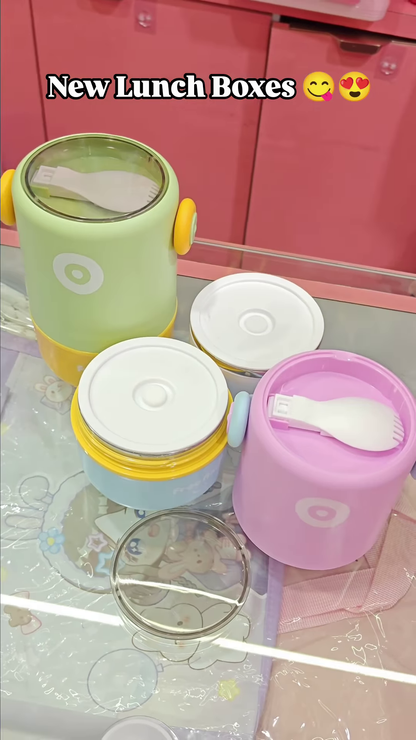Stackable Insulated Portable Lunch Box Set