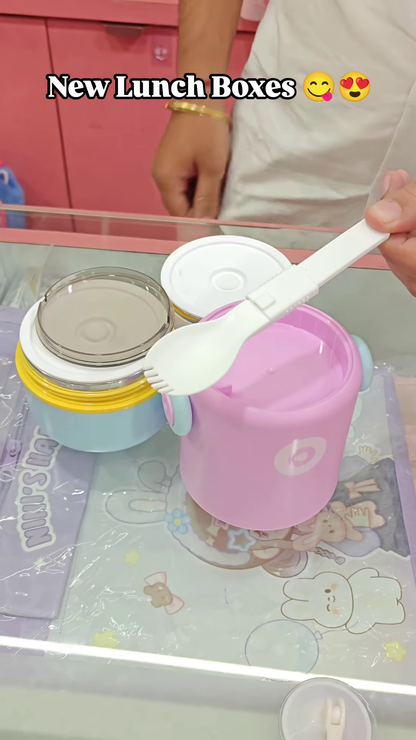 Stackable Insulated Portable Lunch Box Set