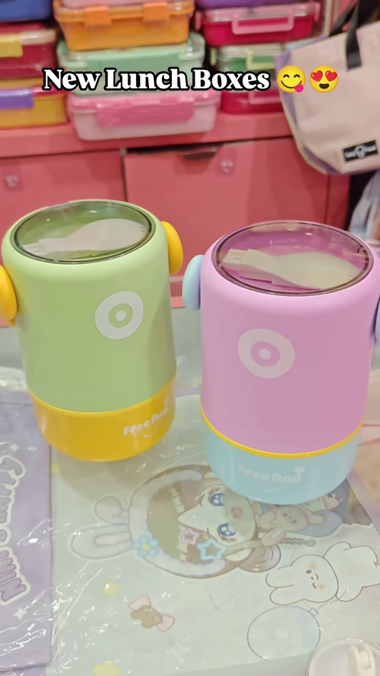 Stackable Insulated Portable Lunch Box Set