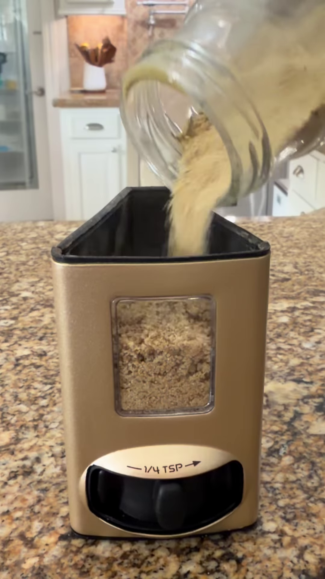 Auto-Measure Rotating Spice Dispenser Carousel