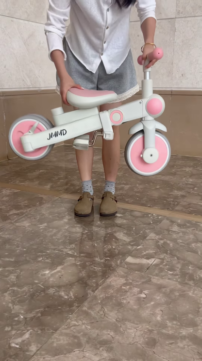 Foldable 3-in-1 Convertible Children's Tricycle