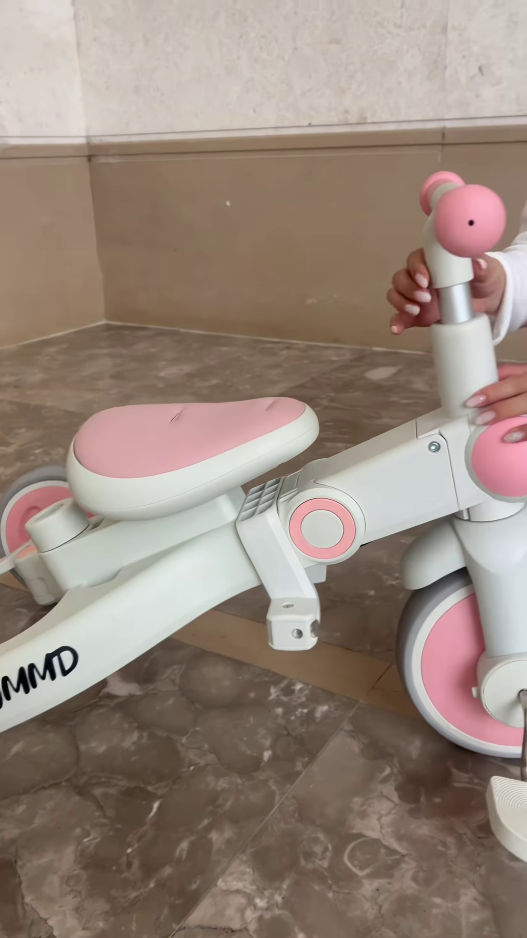 Foldable 3-in-1 Convertible Children's Tricycle