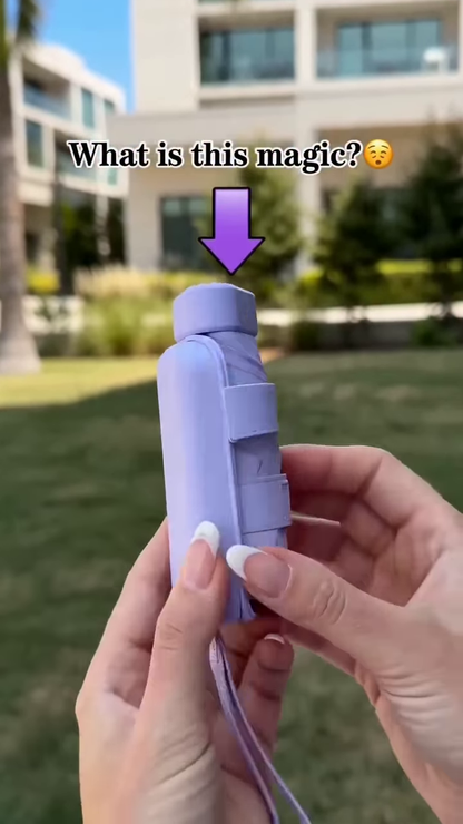 Ultra-Compact UV-Blocking Travel Umbrella