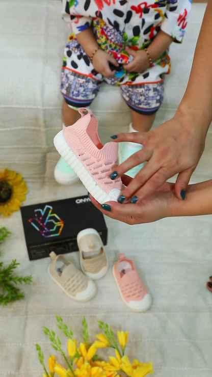 👶💚 Easy-On Baby Knit Sneakers – Soft, Stretchy, and Oh-So-Comfy!